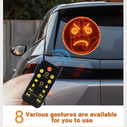 Emoji 14 funktioner Led skilt med fjernbetjening