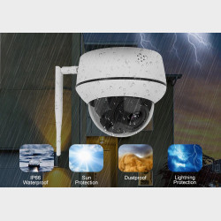 Anpviz 5MP Wifi 5x Optisk Zoom PTZ Kamera