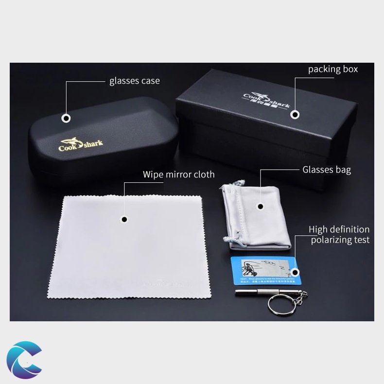 Cookshark driver solbrille alu.