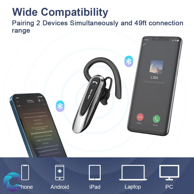 New Bee LC-B45 Sort Bluetooth Headset.