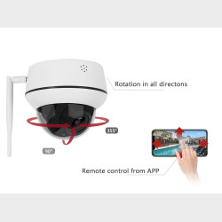 Anpviz 5MP Wifi 5x Optisk Zoom PTZ Kamera