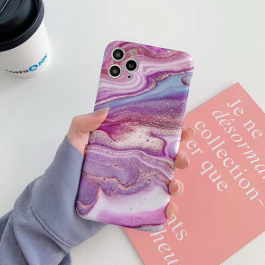 Iphone 12 Red Marble Cover