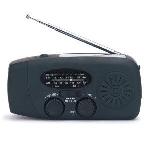 Ndradio 5000 mAh Powerbank og solceller sort.