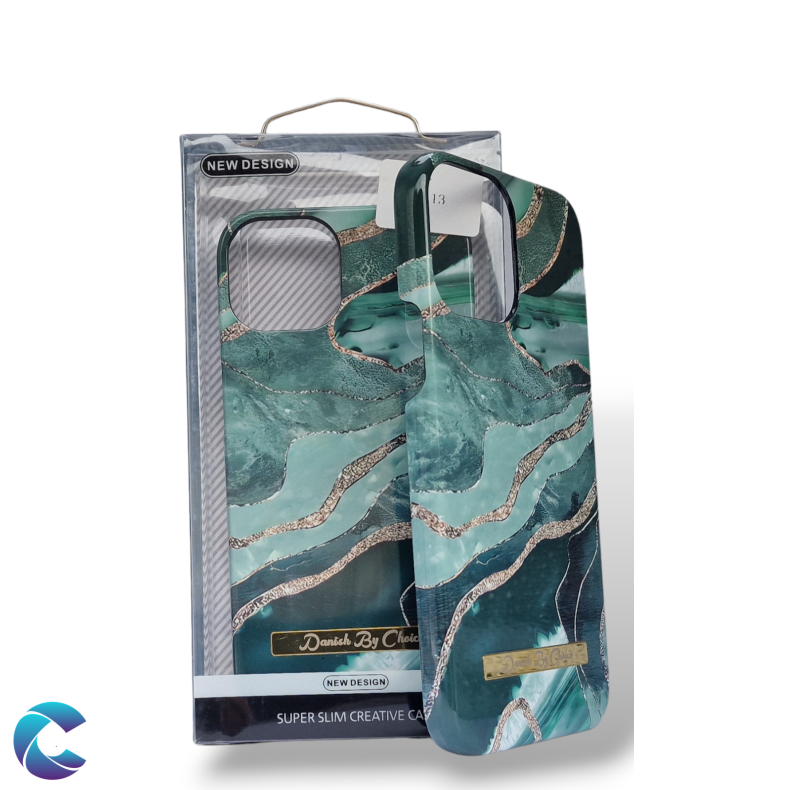 Iphone 13 Pro Max. Green Marble. danish by Choice