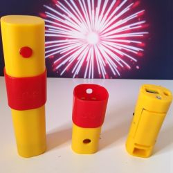 Fjernbetjent Fyrvrkeri Lighter, Genopladelig