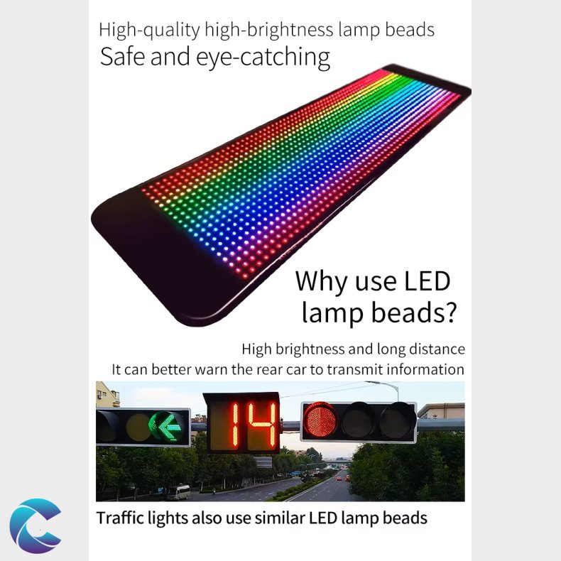 Led Panel usb 60x12cm. App+Fjernbetjening