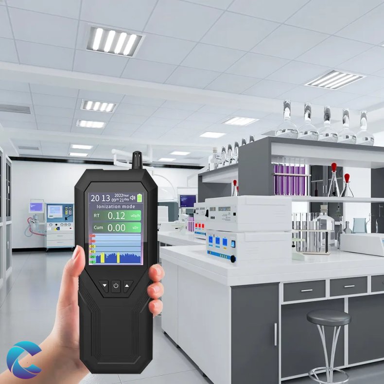 Geigertller Pro. med Farvedisplay.