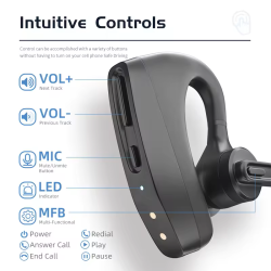 Bluetooth Headset K30 inkl. Vindhtte.