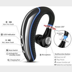 A8 Single Bluetooth Headset