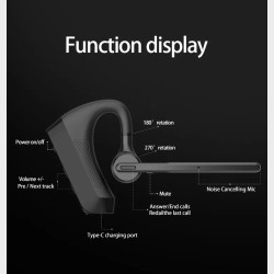 K-21p Bluetooth Headset Inkl. Vindhtte.
