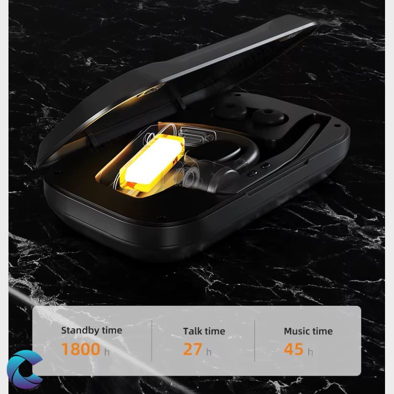 Bluetooth Headset k22 27 timers Taletid. Inkl Vindhtte