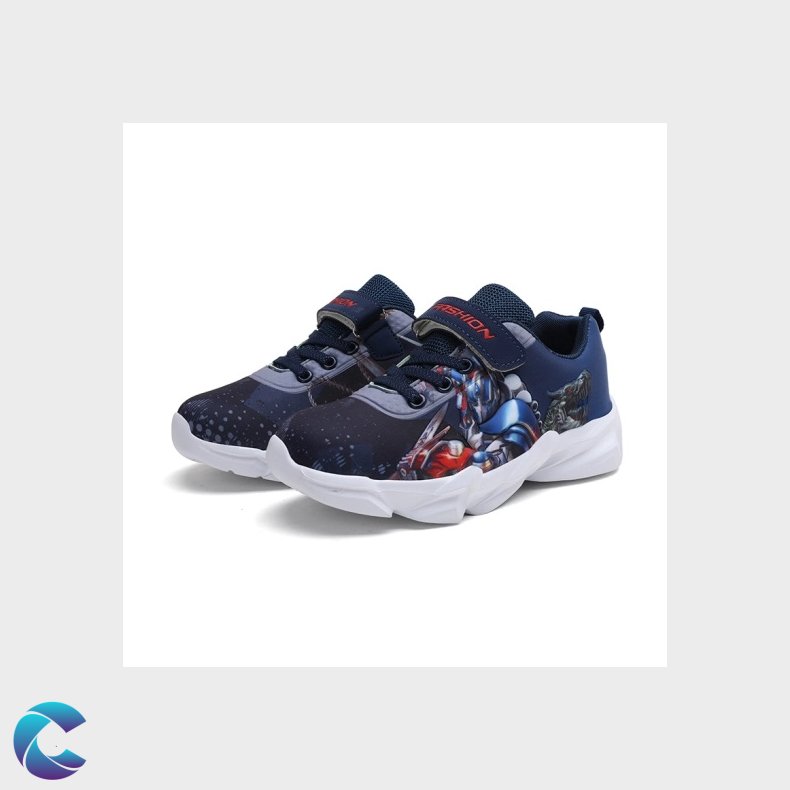 Cartoon Drenge sko Navy Blue