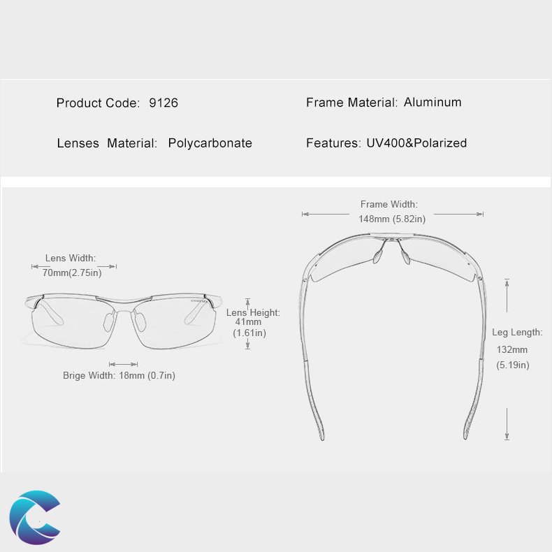 Kingseven Solbrille Gun-Blue Alu.