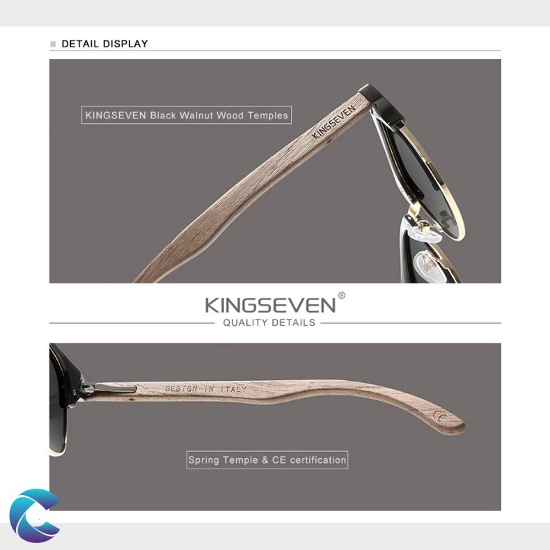 Kingseven Solbrille Green Valnd 