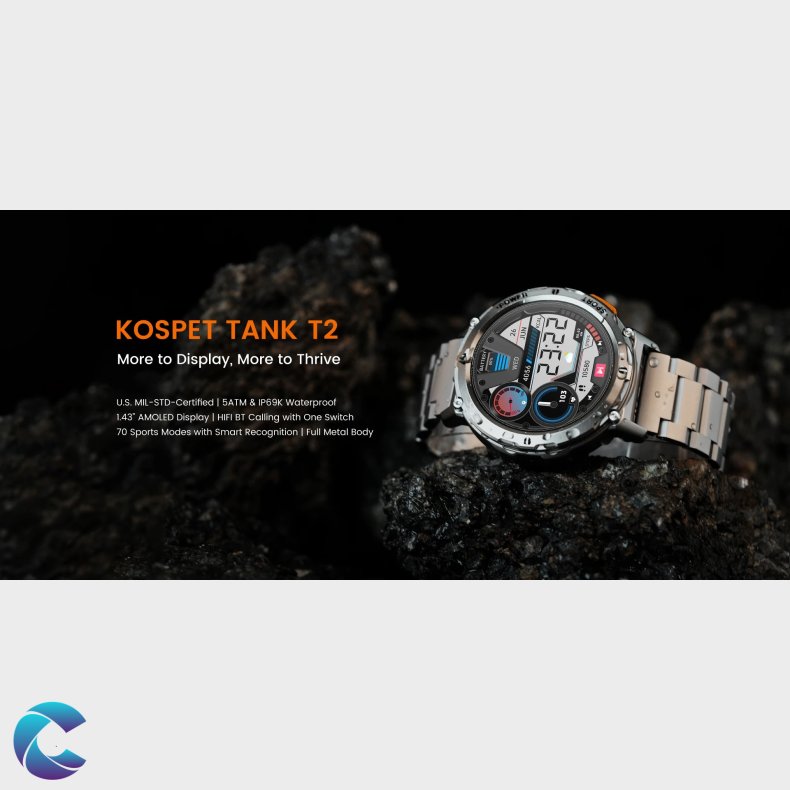 Kospet T2 Tank Special Edition Stl Silver.