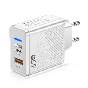 USB Oplader USB A og C 65w