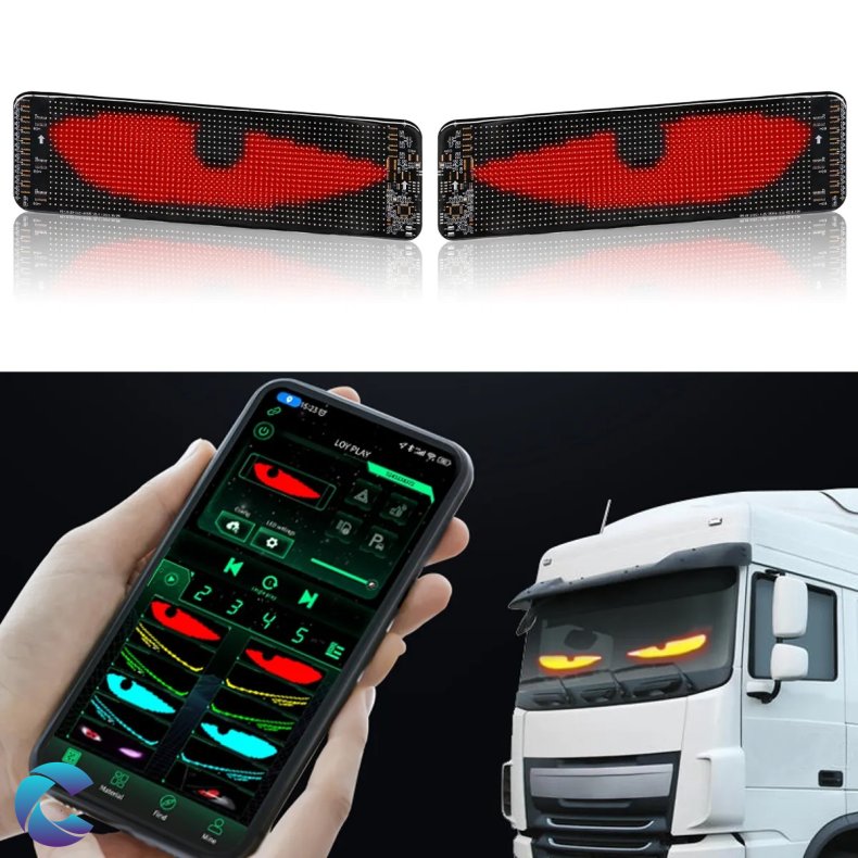 Led Panel usb 60x12cm. App+Fjernbetjening