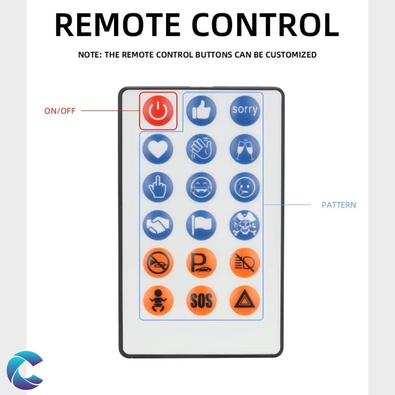 Led Panel usb 60x12cm. App+Fjernbetjening