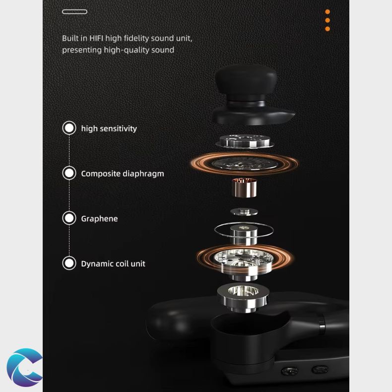 Bluetooth Headset k22 27 timers Taletid. Inkl Vindhtte