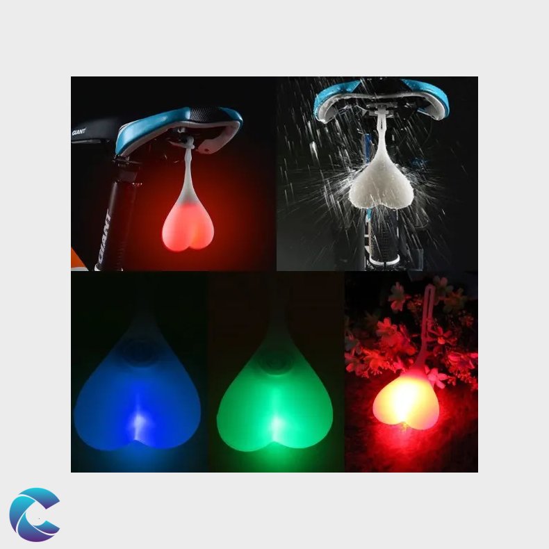 Cykel Baglygte Multicolor