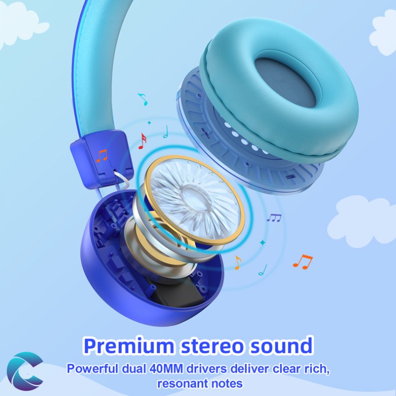 New Bee Kh22B Hretelefoner Bl