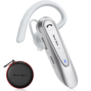 New Bee LC-B45 Hvid Bluetooth Headset.