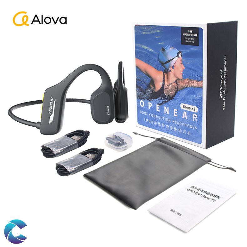 Alova Openear x2 Mp3 8Gb Sport Bluetooth Sort