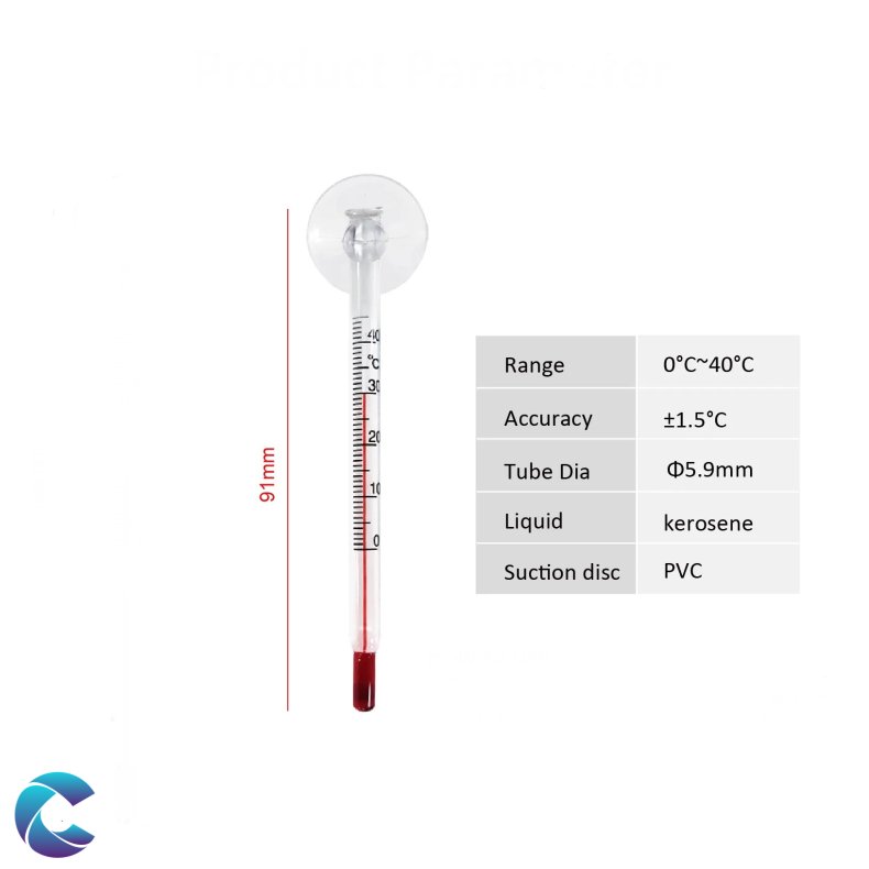 Akvarie Termometer Analog 9cm