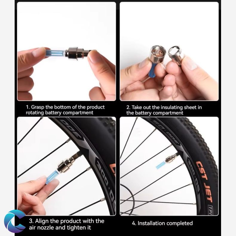 Ventil Led Lys cykel,bil