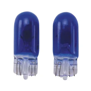 W5W T10 P�re, 5w-12volt Glassokkel Bl� 2 stk.